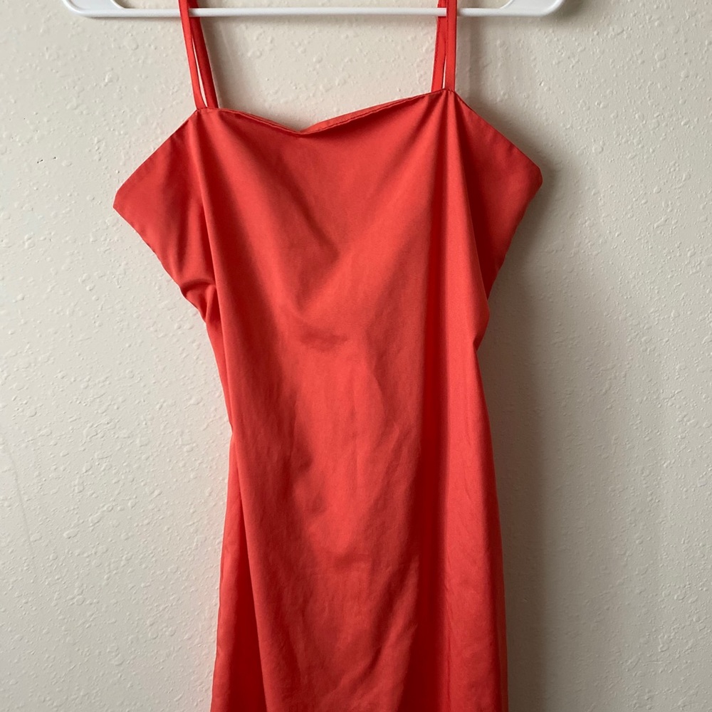 Summer satin dress